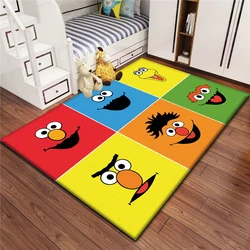 Sesame Street printed area carpet for children Living room Bedroom floor mat Kitchen mat Children's Bedroom Mat