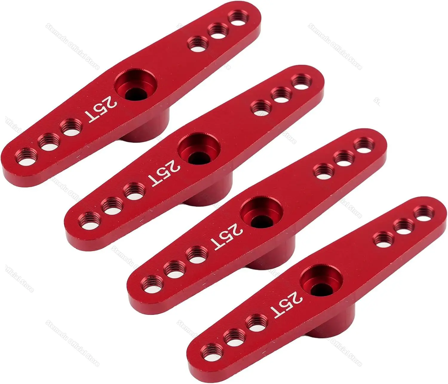 25T CNC Aluminum Double-Hole Servo Horn 47mm Arm 3 Hole Spacings For Traxxas Axial Tamiya HPI 1/8 1/10 RC Car Truck Crawler