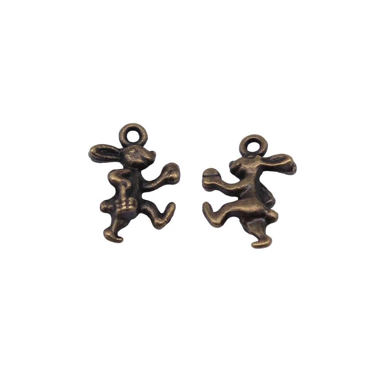 Rabbit Charm Animal Pendant Collection Alloy Charms For Easter Pet Theme DIY Bracelet Necklace Jewelry Making Supplies