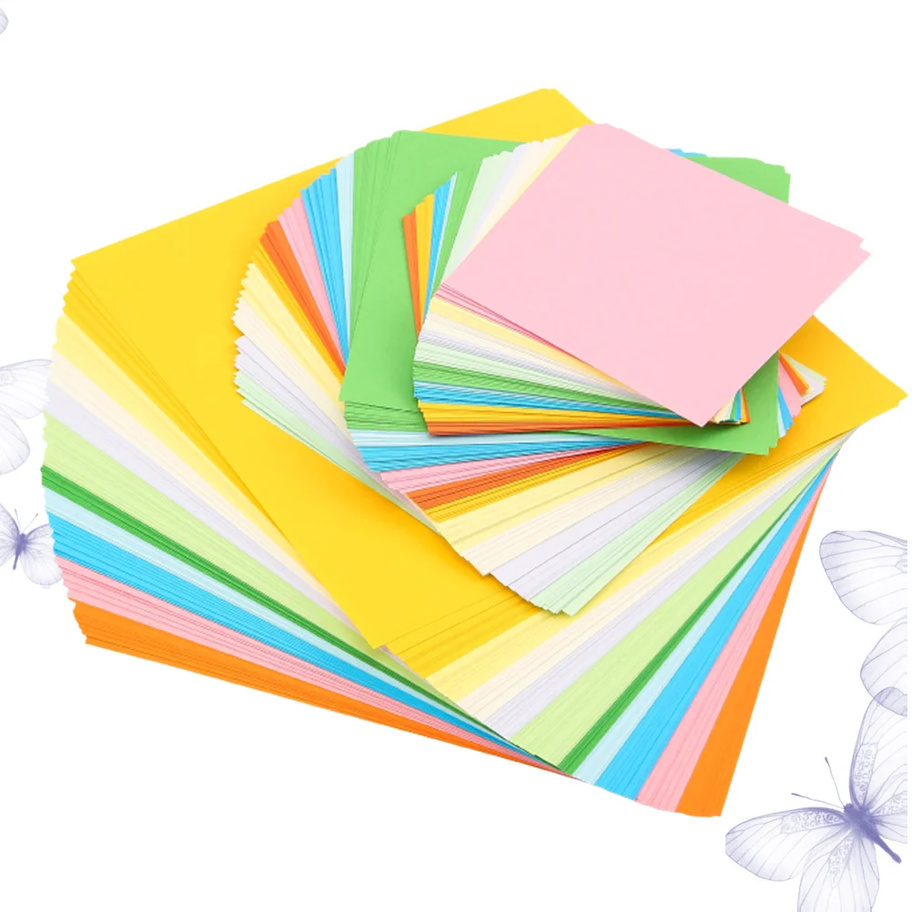 

LALAFINA 200pcs Origami Paper for Kids Coloring Craft Square Foldable Sheets Art Projects for Crane Making