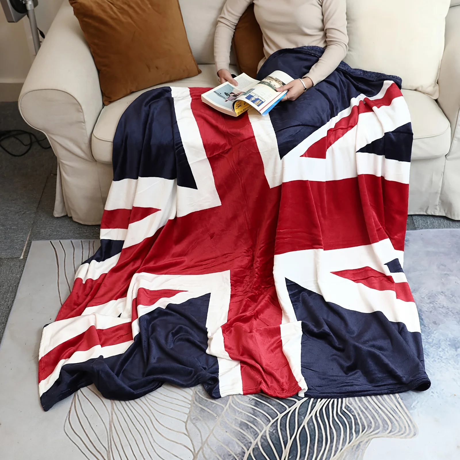 1pc British style flag pattern - Home Office British recension och pris