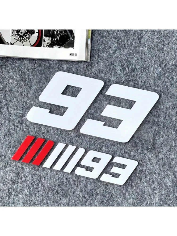 AliExpress 1SET Cool "93" Race Number Decal Pack, Ideal for Phone Cases, Notebook Covers, Water Bottles with Speed Vibe