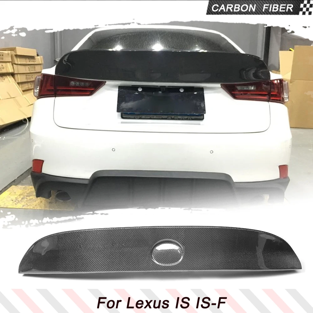 Carbon Fiber Trunk Spoiler for Lexus 2014-2020 IS200t IS250 IS300 IS350 is F 2013-2014 Rear Boot Lid Duckbill Highkick Wing Lip