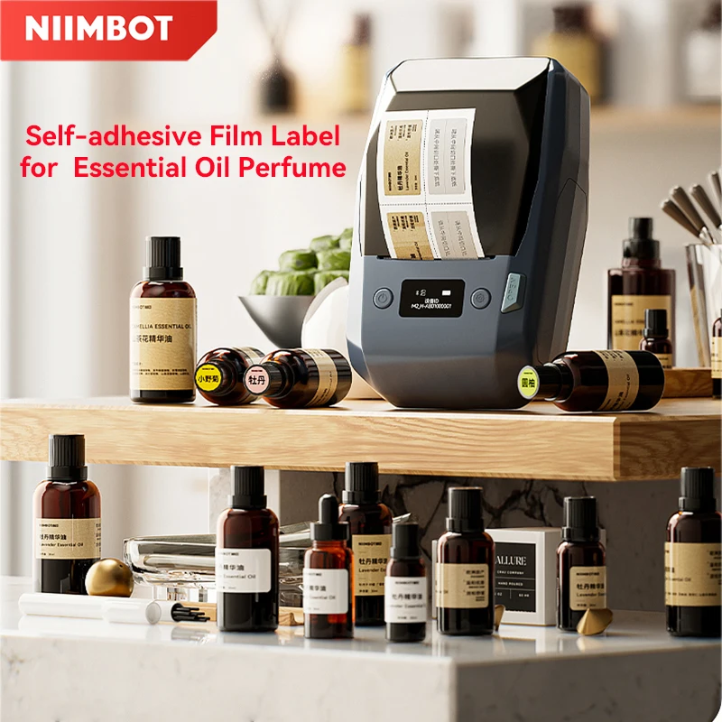

Niimbot M2 Self-adhesive Film Label Sticker Essential Oil Label Paper Perfume Beauty Sample Dispenser Bottle Label Sticker