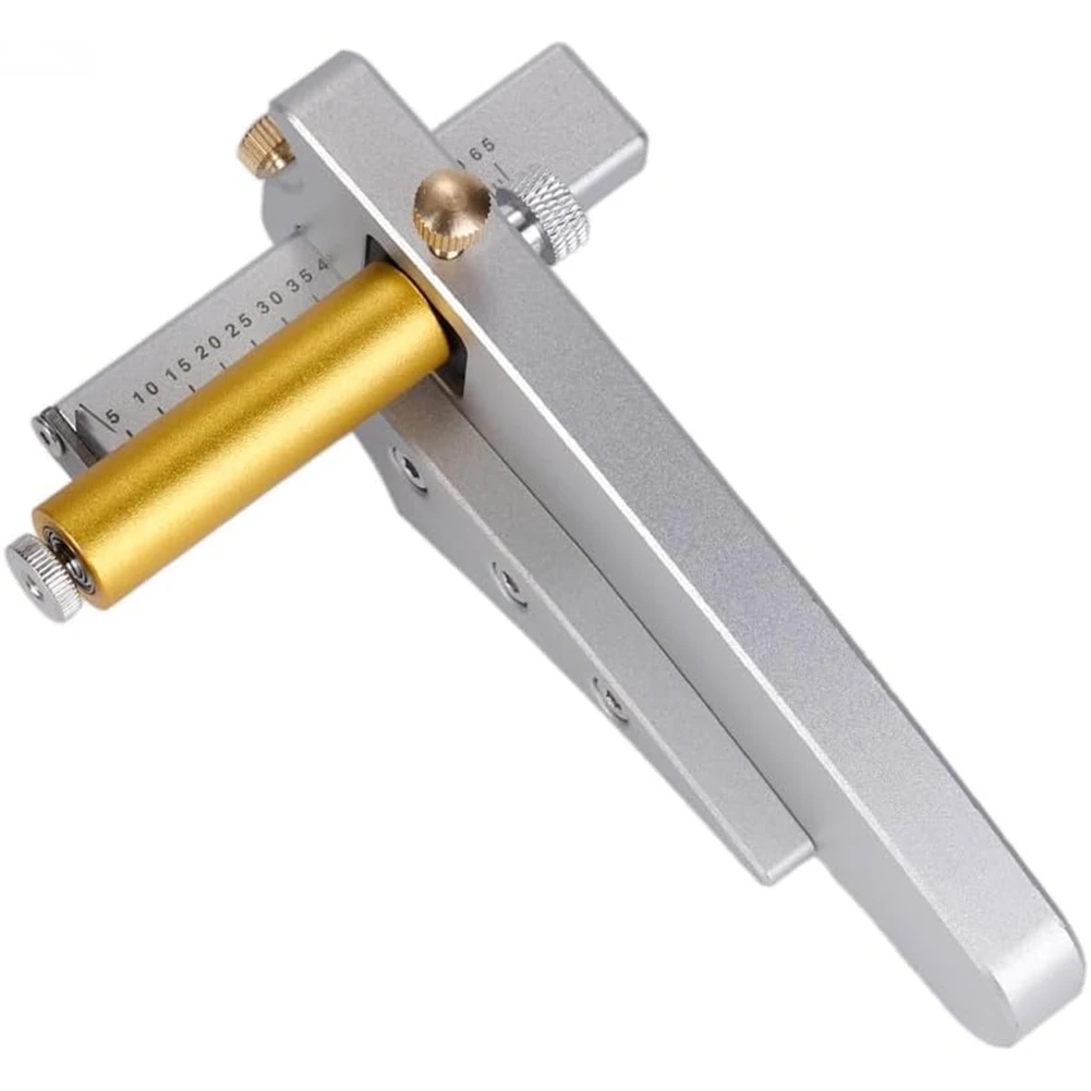 

Резак для кожаных ремней A93Z из алюминия с регулируемым измерителем толщины, эргономичной дугообразной ручкой для работы с кожей, для изготовления ремней своими руками