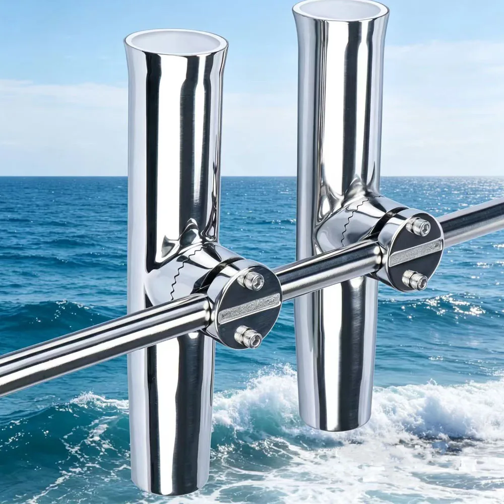 Boat Accessories Fishing Rod Holder Clamp Side Mount 7/8