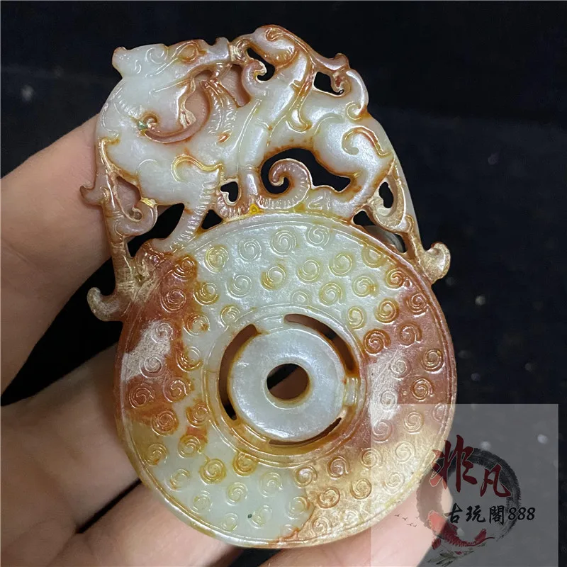 

Imitation of Ming and Qing Dynasties, old Xiu, Huangqin Longfeng Bi, old objects collection