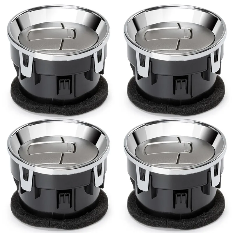 

A set Front Dashboard Chrome AC Heater Air Vent 9L3Z-19893-CA 9L3Z19893CA For Ford F-150 Lobo 2009 2010 2011 2012 2013 2014