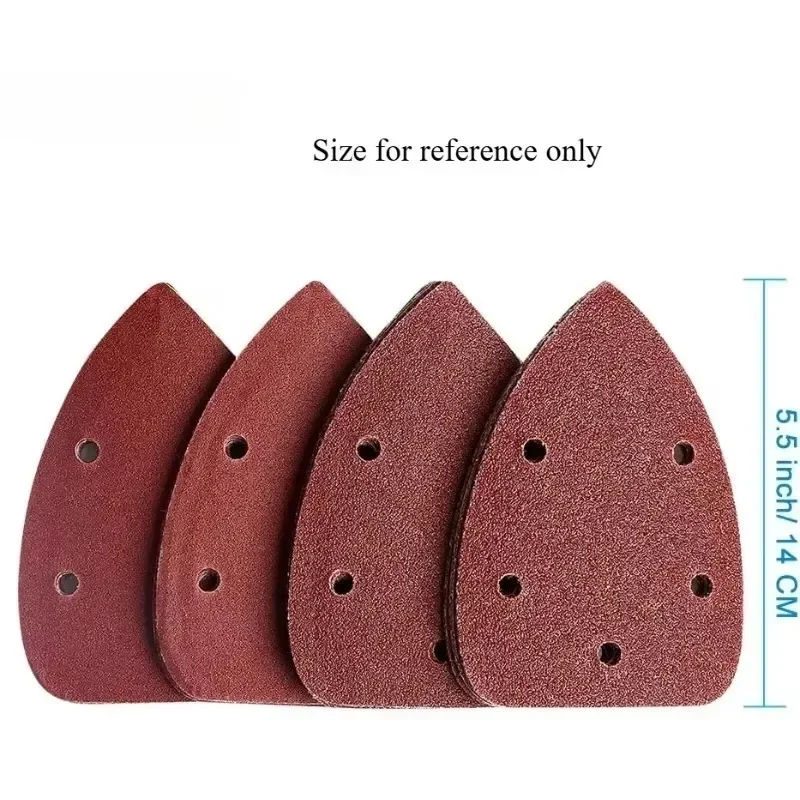 10 Grinding Tools for Polishing Sand Particles, Self-adhesive Sandpaper, Triangular Sanding Machine, Ring Sandpaper, Disc