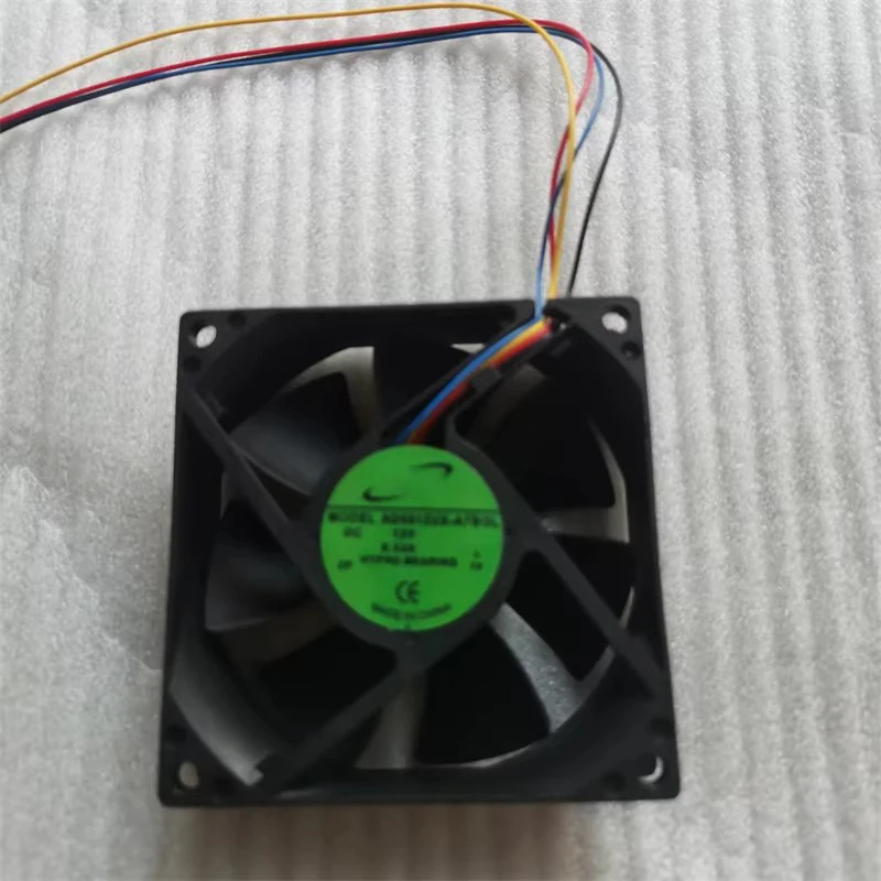80x80x25mm AD0812UX-A7BGL 8025 12V 4 line PWM Temperature Control Cabinet coolingfan