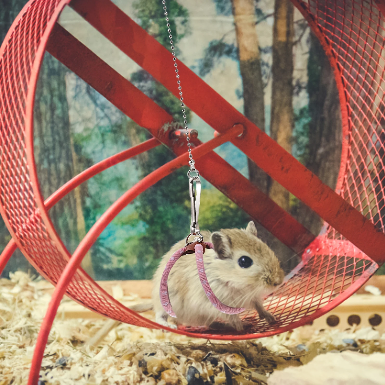 

Pet Leash Small Puppy Harness Squirrel Traction Rope Rabbit Walking Metal Outdoor Hamster Lightweight Comfortable Creative