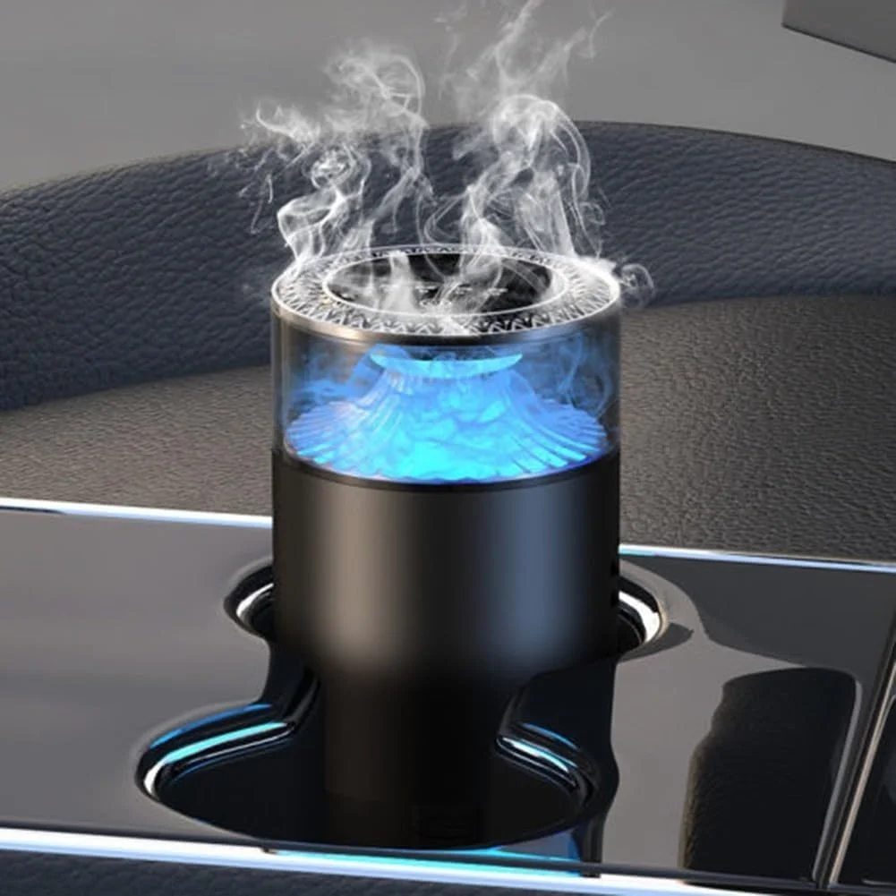 Intelligent Electric Ultrasonic Essential Oil Diffuser LED Light Air Purifier for Car Aromatherapy Fragrance Oil Air Freshener