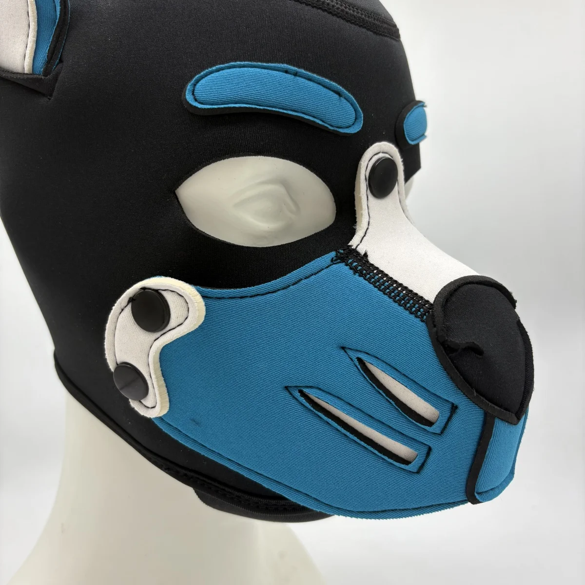 Hot Open Mouth Dog Headgear Halloween Pupply Play Party Couples Games Full Face Fetish Masks Hood Fashion Unisex Sexy Costumes image 4