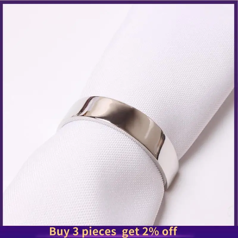 

COME Fashion Napkin Buckle Napkin Holder -Shaped Napkin Ring Napkin Buckle Modern Simple Napkin Ring