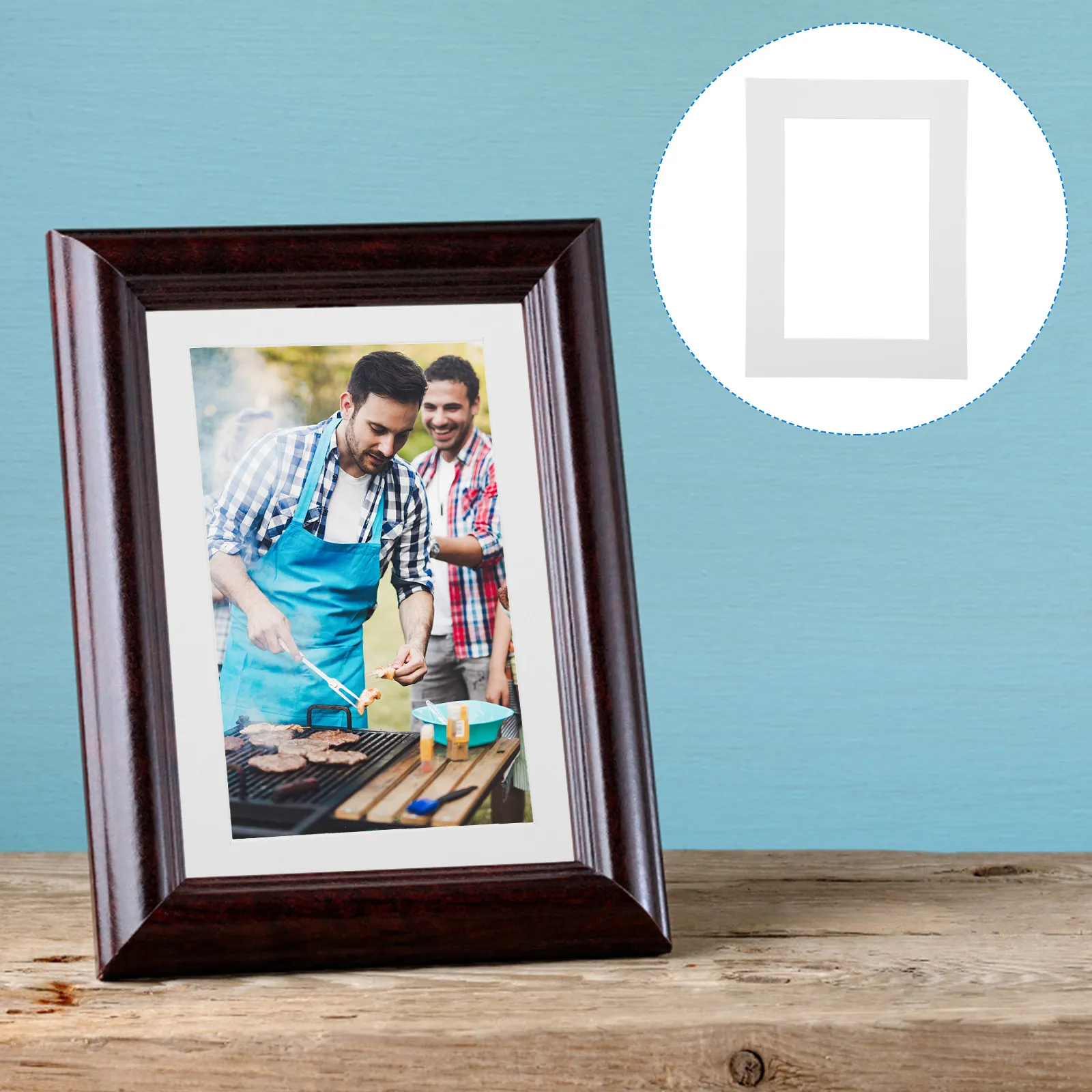 30Pcs Premium Photo Frame Mat Board Backing for Artwork Display DIY Photo Craft Graduation Travel Party Decor Pre-Cut Picture