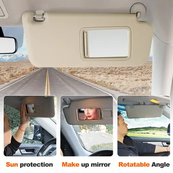 Sluneční clona do auta vhodná pro Toyota RAV4 2006-2013 s krycí deskou zrcátka pro blokování slunečního záření 74320-42501-B2 74310-42452-B2 10 nejlepší prodej Sluneční clona Toyota Fortuner - №7