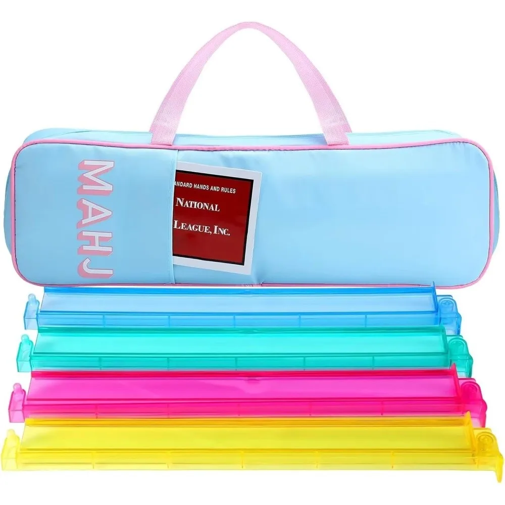 Zipper Closure Design Mahjong Storage Bag Large Capacity Equipped With Handle Mahjong Tile Carrying Bag Lightweight