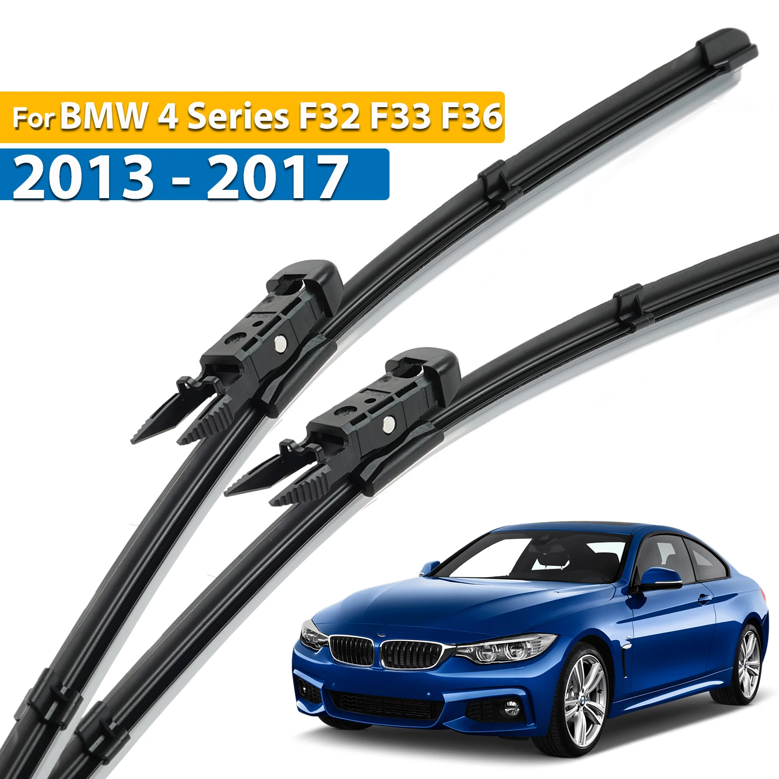 

Erick's Wiper LHD Front Wiper Blades For BMW 4 Series F32 F33 F36 2013 - 2017 Windshield Windscreen Window Brushes 24"+18"