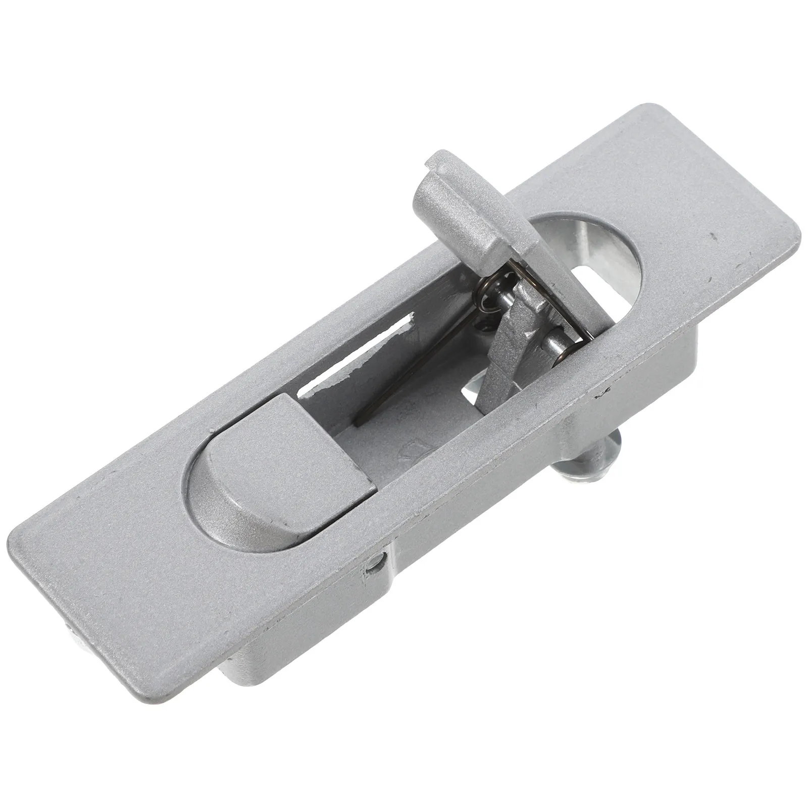 Zinc Alloy Flush Mount Door Pull Concealed Handle Accordion Shutter Lock Door Handle Pocket Door Hardware for Closet