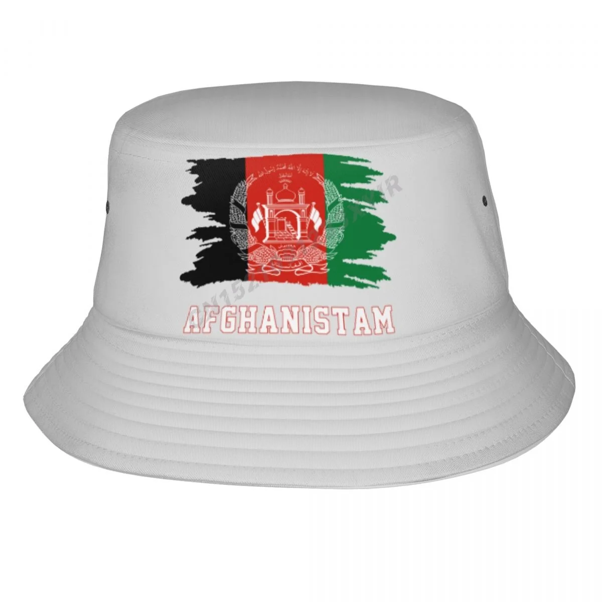 Bucket Hats Afghanistan Flag Afghan Cool Fans Sun Shade Cool Outdoor Summer Fisherman Caps Fishing Hat