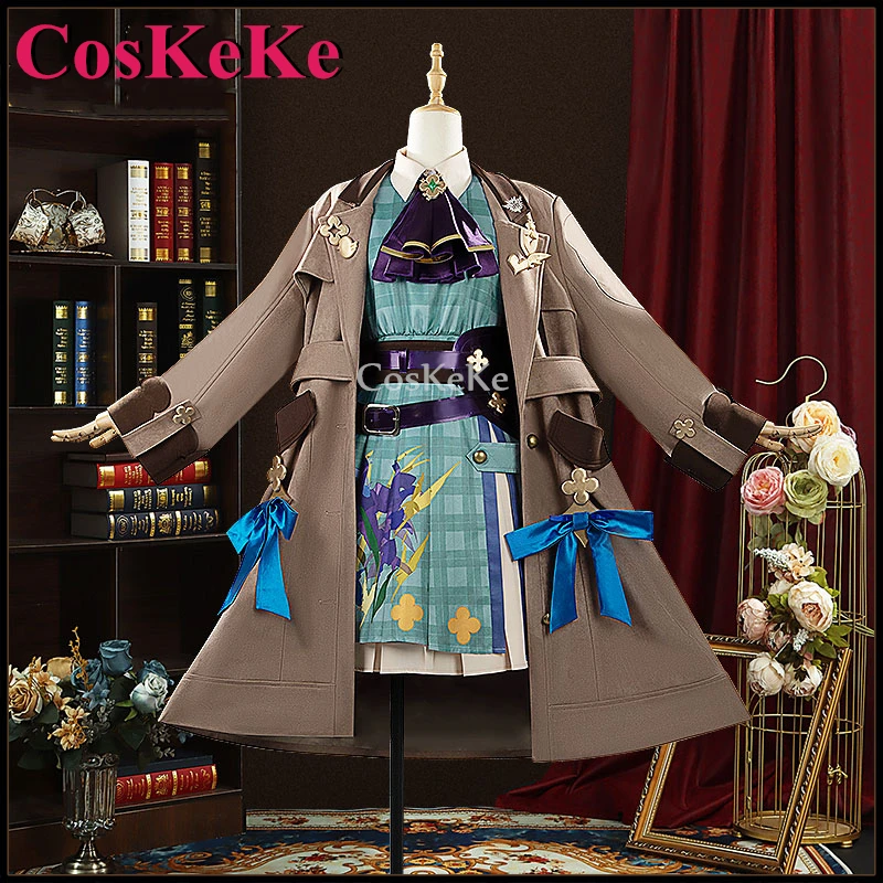 【Customized】CosKeKe Enna Alouette Cosplay Anime VTuber NIJISANJI Costume Lovely Winter Outfit Halloween Party Role Play Clothing