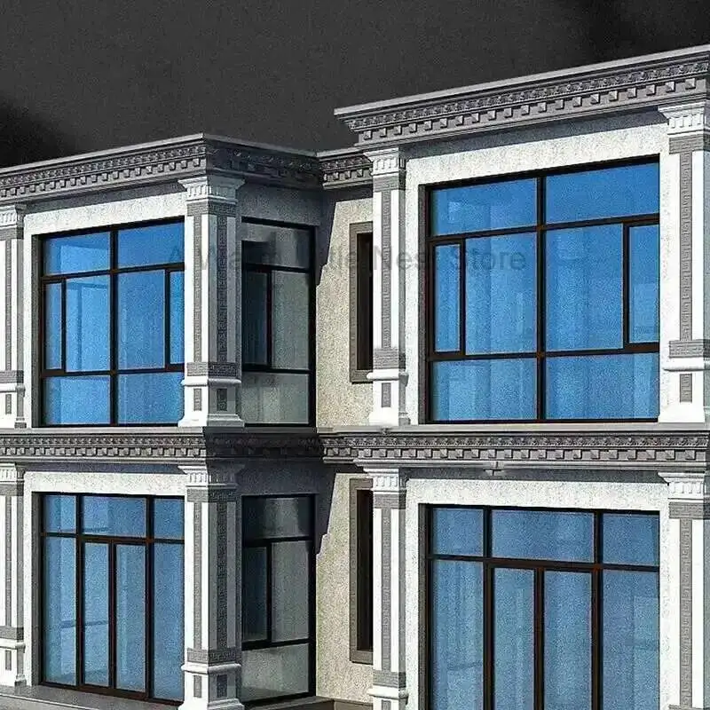 

Modern Art Eaves Line Molds European Villa Eaves Line Exterior Wall Decoration Template Household Roman Column Cornice Drip Line