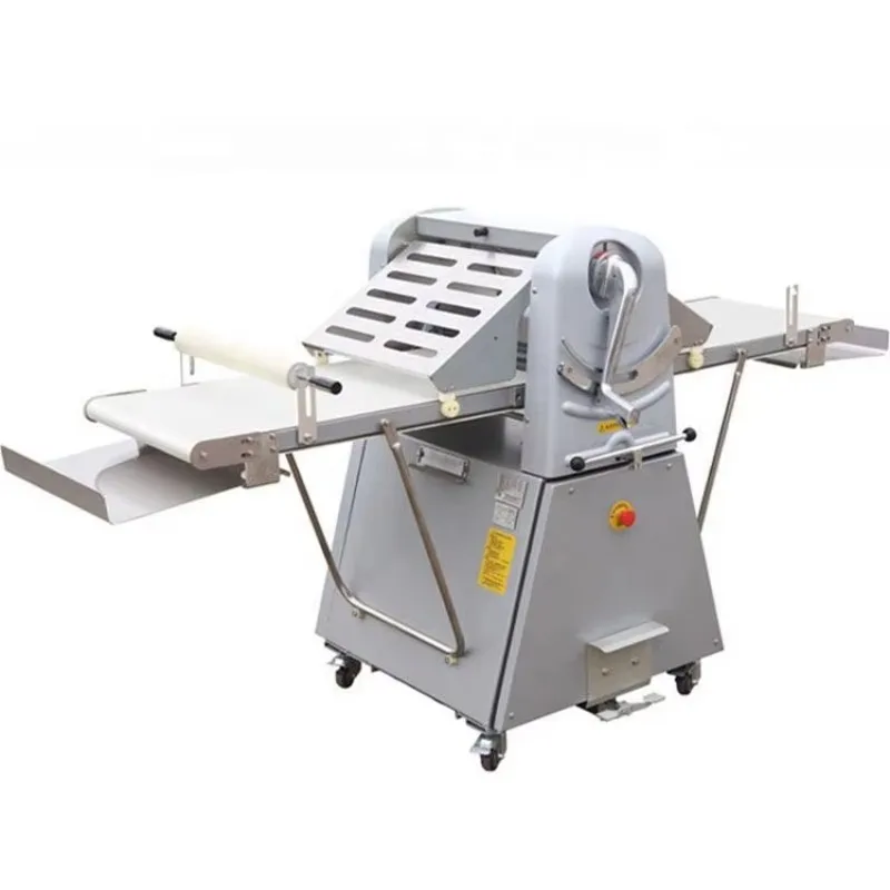 

Commercial Stainless Steel Desktop Shortening Machine Vertical Pastry Opener Dough Sheeter New for Bakery Use 520 Dough Capacity