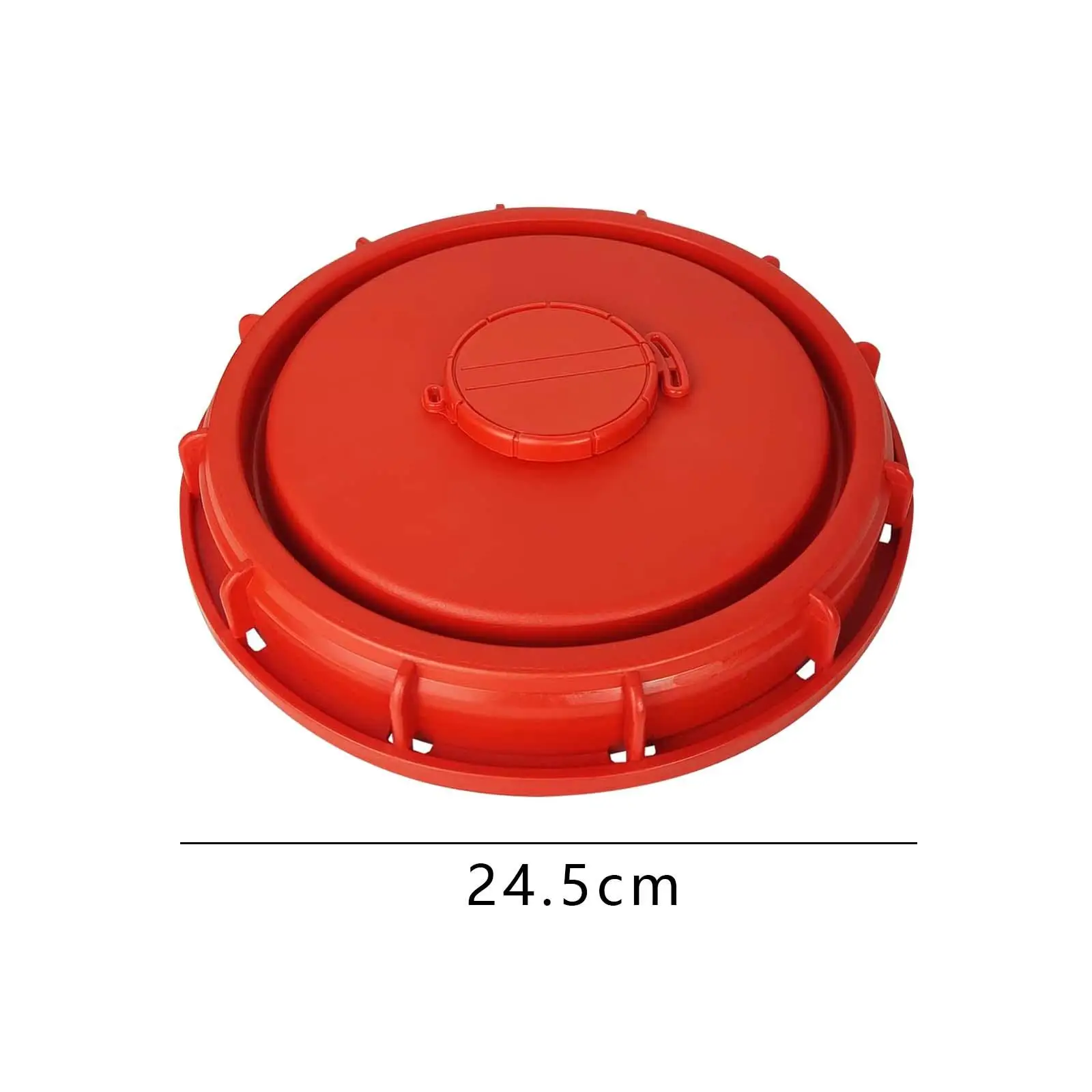 IBC Tote Lid Cover IBC Barrel Accessories 9.6inch Universal Red IBC Tank Water Liquid Tank Cap for Food Industries Storage