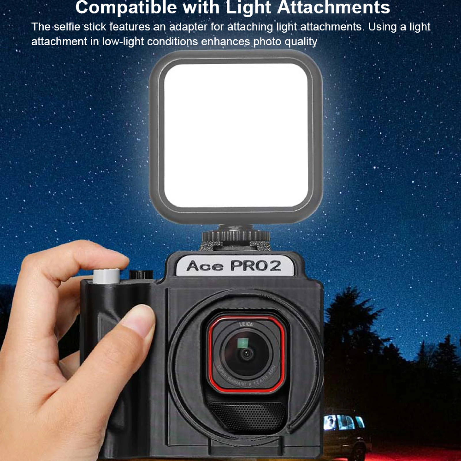 Quick-Shoot Handle for Insta360 Ace Pro 2 3D Printing Street Grip Vlog Holder Combo Camera Grip Holder Accessories