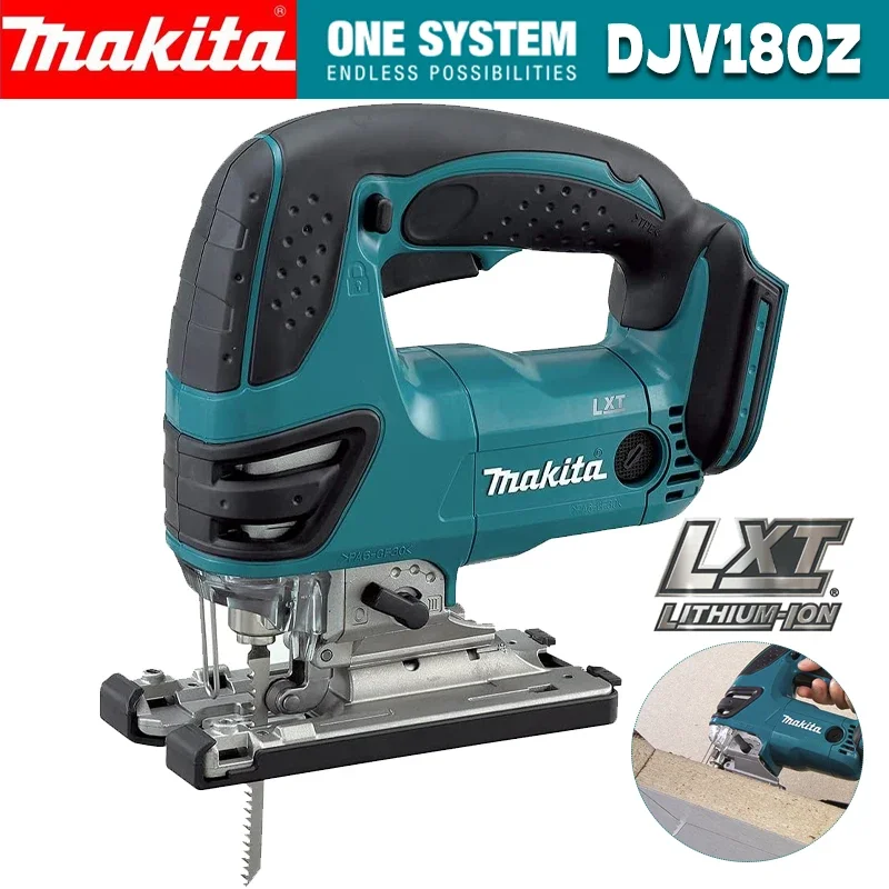 MAKITA DJV180Z Jigsaw 18V LXT Lithium Cordless Three-Stage Variable Speed Jigsaw D-Handle Scroll Saw Makita Power Tools DJV180