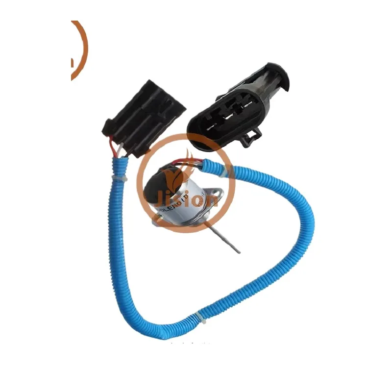 For 12V Fuel Stop Solenoid 1503ES-12A5SUC9S SA-4298-T For Woodward Kubota V2203 Excavator