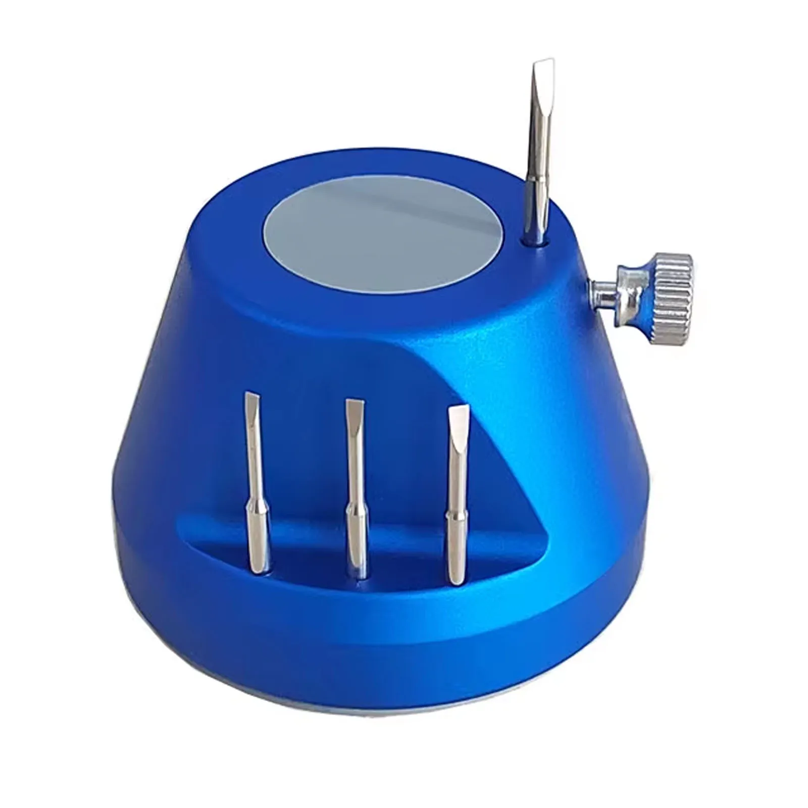 

Watch Strap Pin Remover Kit with 4 Pins and Base Stand, Ergonomic Alloy Steel Tool for Bracelet Link Removal and Repair