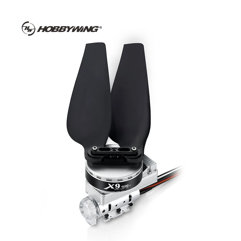 Hobbywing X9 9616 110KV Integrated Propulsion System 12-14S 3411 34x11 Folding Propeller for Agricultural Spraying UAV
