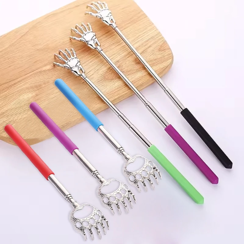 

Призрачная рука, телескопический скребок для спины из нержавеющей стали, массажер для царапин, инструмент для снятия зуда, релаксации, товары для здоровья тела