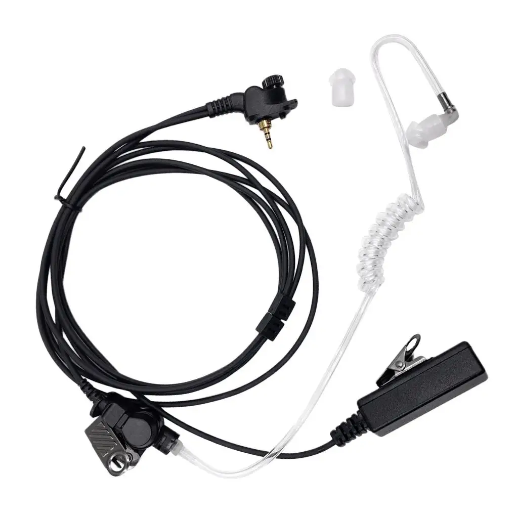 PVC Material Two Way Radio Earpiece Wired Headset Noise Canceling Earphone for Tetra MTH800 Restaurants