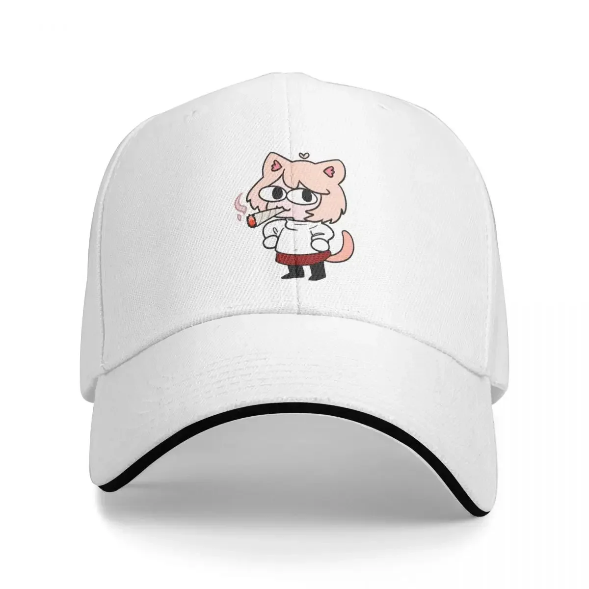 Funny Neco Arc Meme Baseball Cap Casual Japanese Anime Sandwich Hats Men Women Adjustable Dad Hat Outdoor