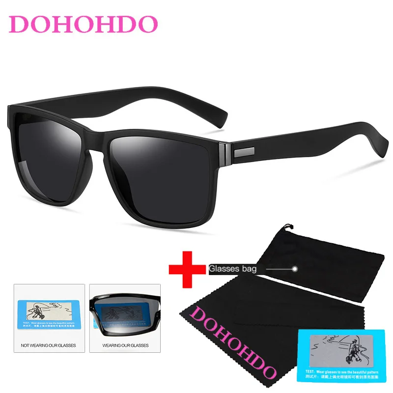 Unisex Vintage Polarized Sunglasses Square Sun Glasses Famous Brand Sunglases Polarized Sunglasses Retro Feminino For Women Men