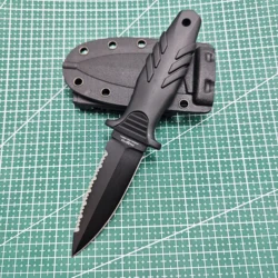 1pc portable fruit knife, high hardness sharp, barbecue camping knife, multi-functional knife