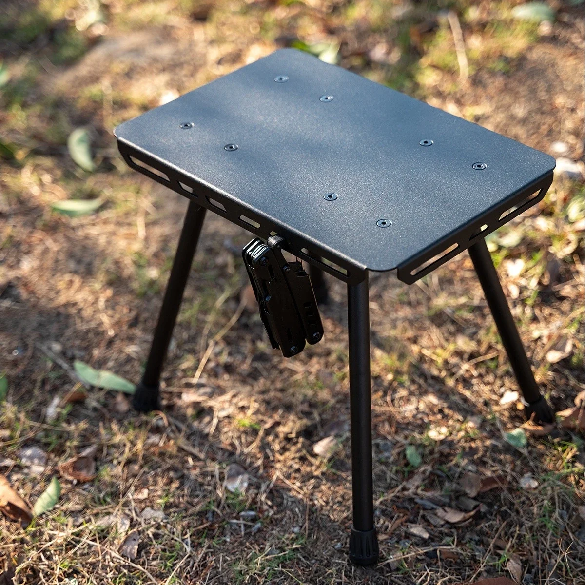 Outdoor Table And Chair Dual-Use Table Folding Chair Portable Liftable Stool Outdoor Fishing Camping Chair Desk