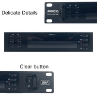 2025 High Quality 2-Channel Handheld Mic SKM-9900U Frequency Adjustable Wireless Microphone for Stage Church Use