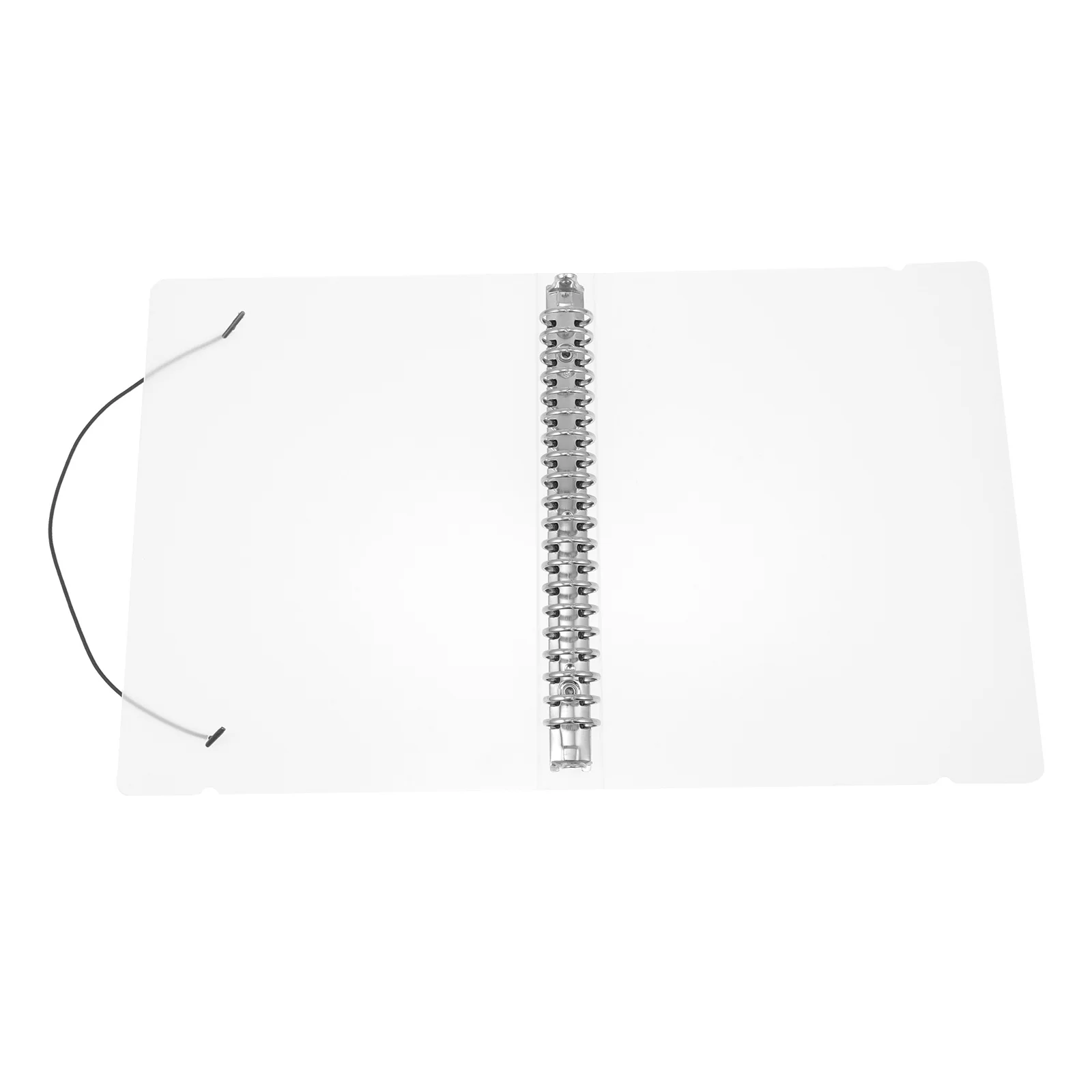 Copertina del manuale Raccoglitore traslucido Materiale PP Liscio Facile da pulire Protezione per notebook di lunga durata Regalo squisito per ufficio