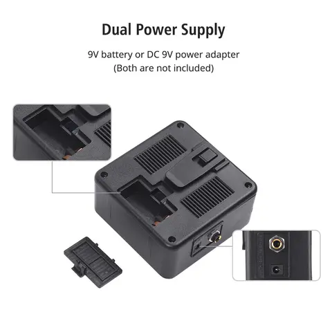 5W med 6,35 mm ingång 1/4-tums hörlursutgång Mini gitarrförstärkare högtalare stöder volym, tonjustering, overdrive 8 best sales bärbar gitarrförstärkare - №7