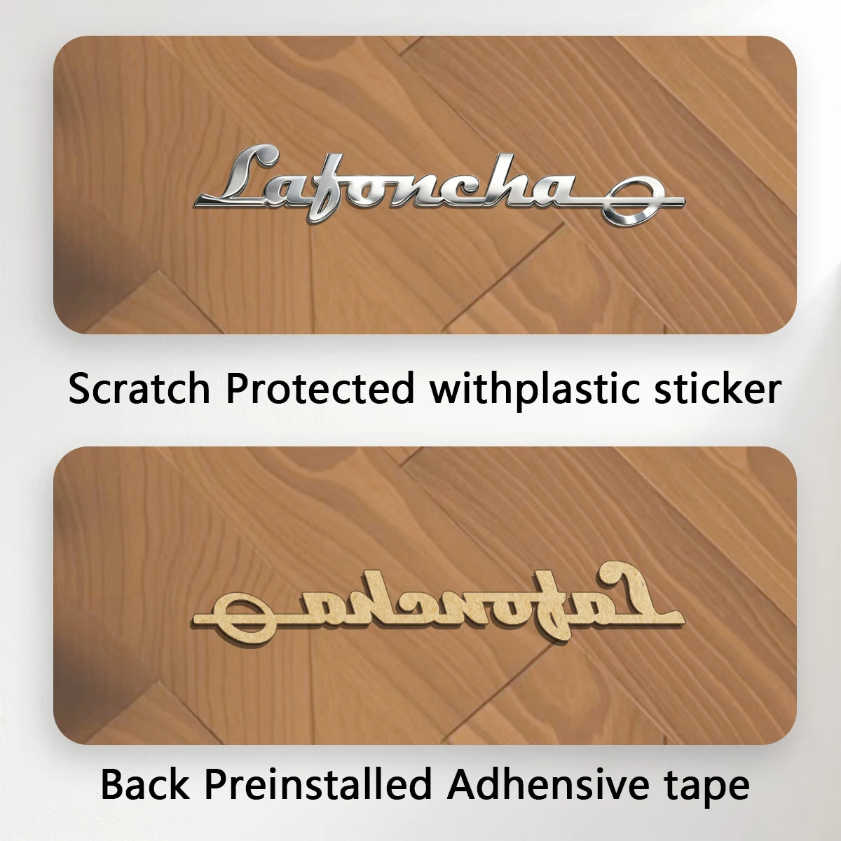 Metal Trendy Unique Symbol YOUR NAME Font Stickers Custom Logo Applicable to Car Trunk, DIY Accessories Personalized Badge Gifts image 2