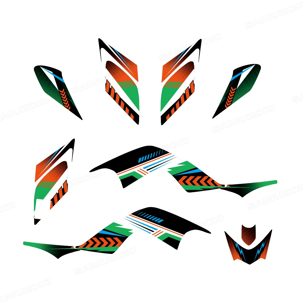 

Комплект графических наклеек для квадроцикла Yamaha Raptor 700 YFM 700 2006-2012