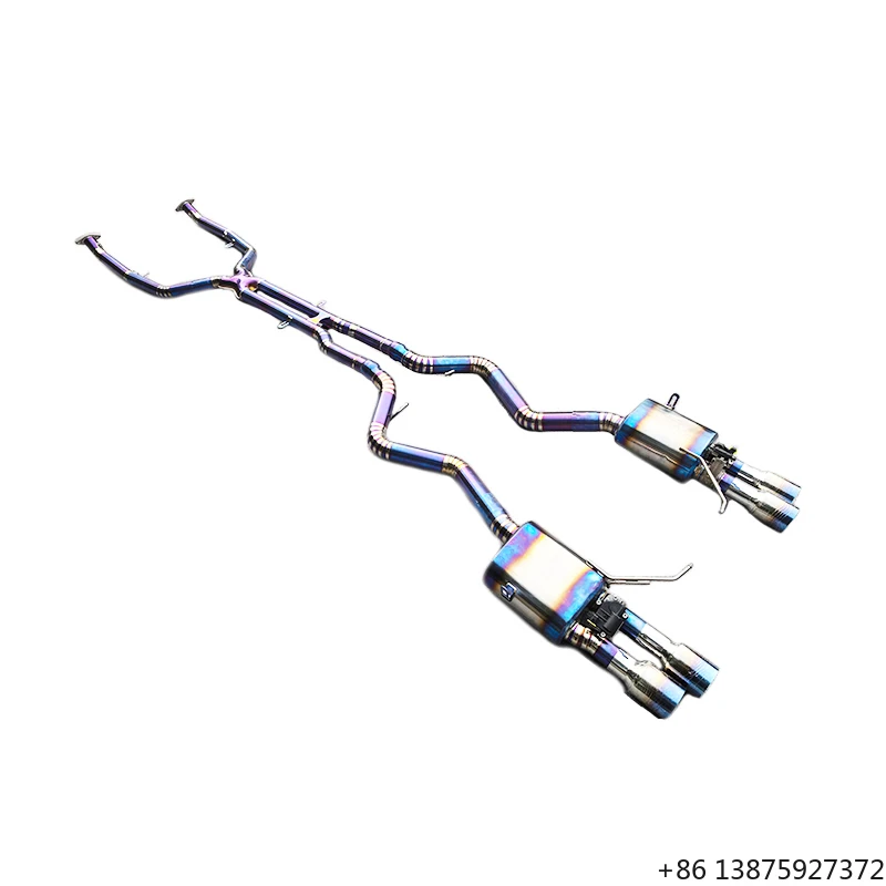 

Высокопроизводительная титановая выхлопная труба для E92 M3 E90/E93 V8 4.0 2005-2013, система Catback с дизайном X-Mid Pipe