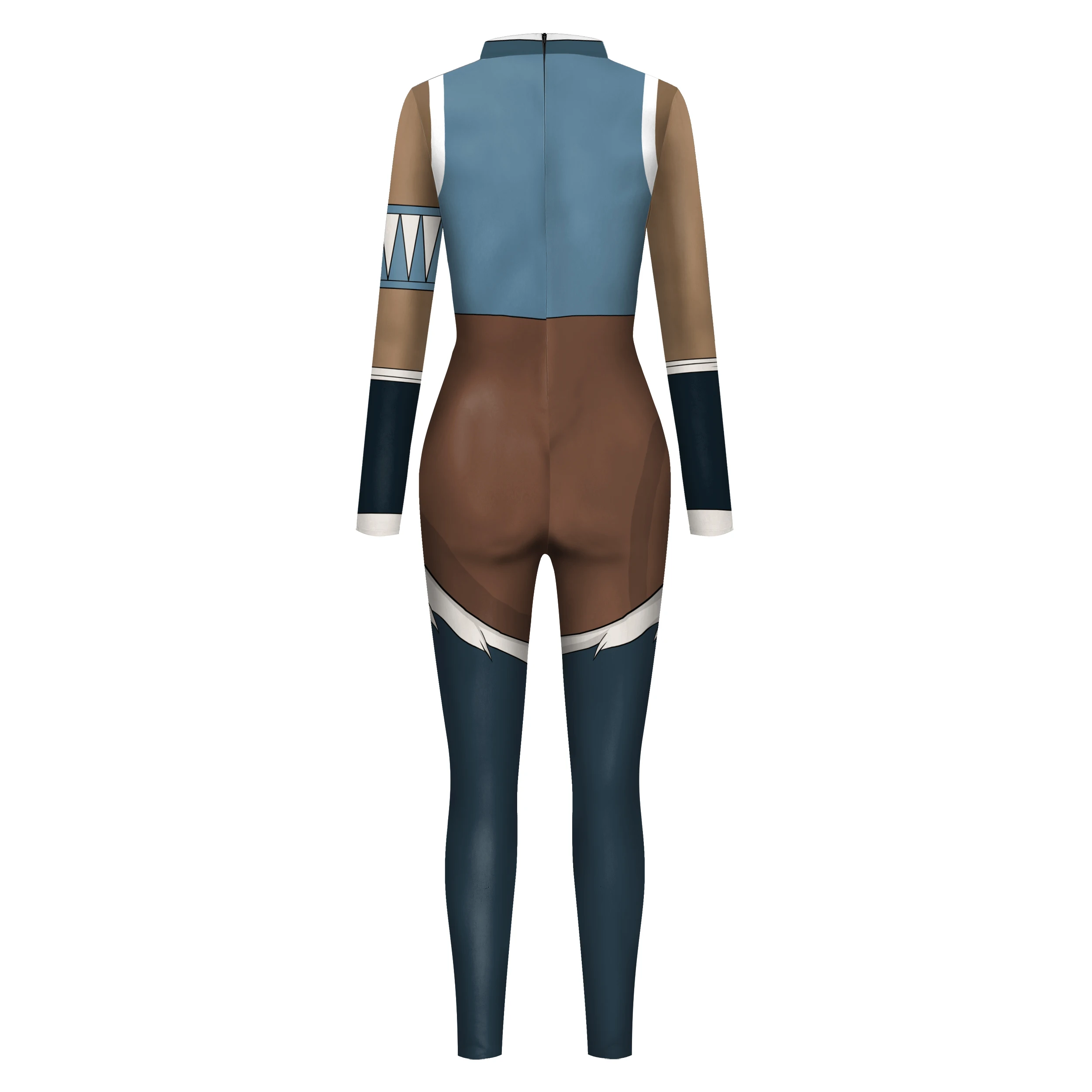 Costume Zentai de Cosplay d'halloween pour femmes, vêtements imprimés en 3D, Catsuit, Costume de Festival, de fête, combinaison, robe Anime