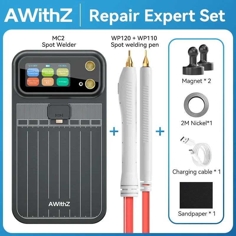 AWithZ Portable Handheld Small Spot Welder Mini Spot Welding Machine Battery Soldering Spot Welder Repair Tool DIY 5000mah