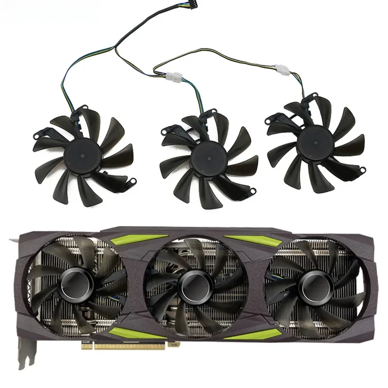 T129215SU 4Pin GPU Cooling Fan For ASL Manli RTX3070Ti 3080 3090 90HX Gallardo Graphics Video Card