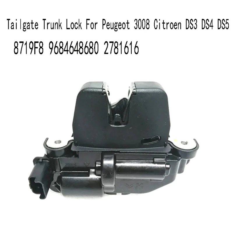 

Автомобильный Дверной замок, черный пластиковый замок для задней двери для Peugeot 3008, Citroen DS3, DS4, DS5, 8719F8, 9684648680, 2781616, 1 шт.