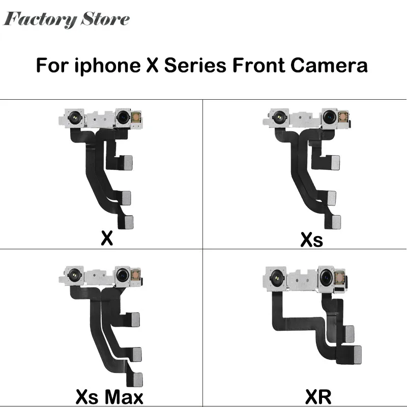 Tested Replacement Cell Phone Parts Front Facing Camera Flex For iPhone X Xs xr XR XS Max Front Facing Camera